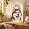Custom Dog Portrait – Painting Style