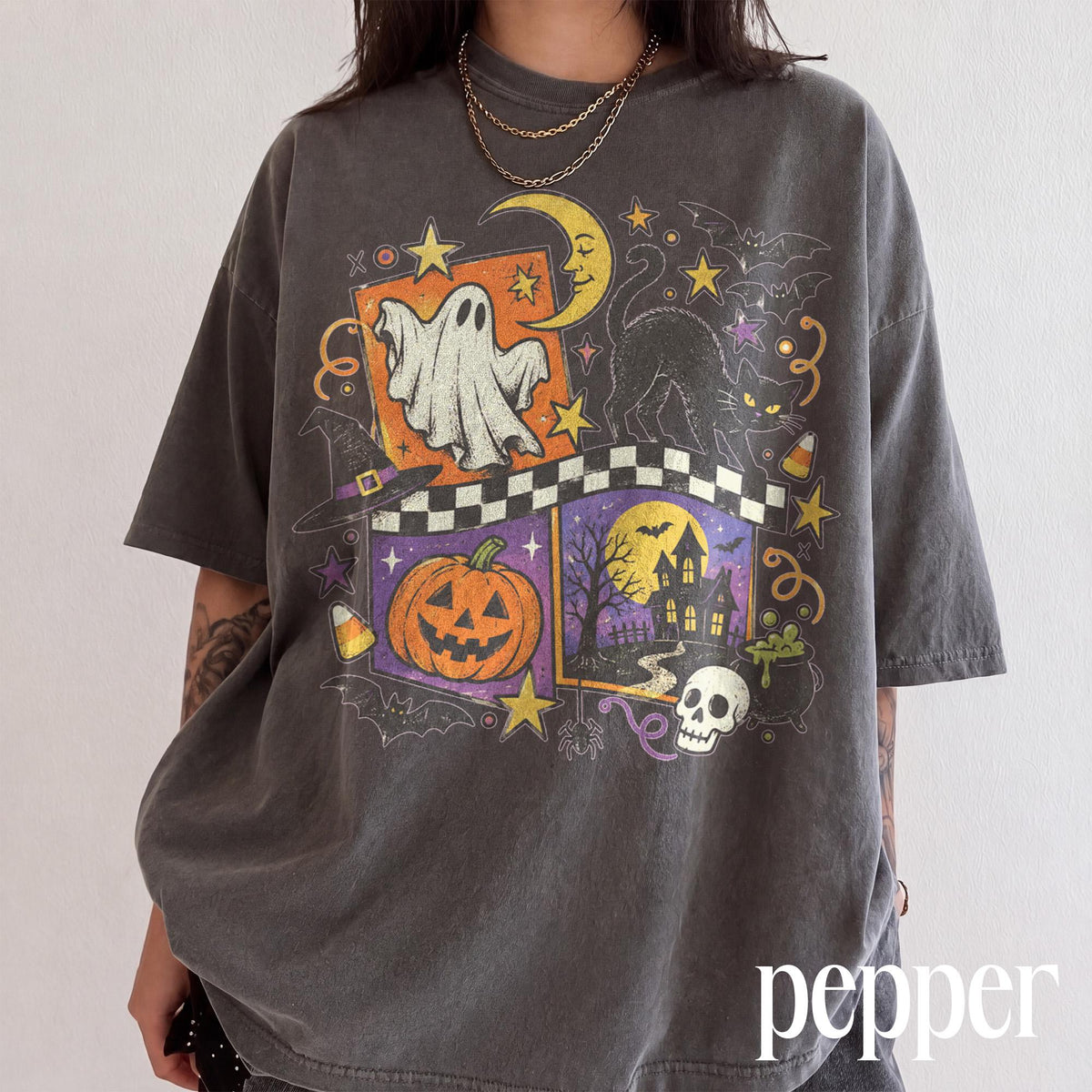 Cute Dog Collage Comfort Colors Tee – Playful Multi-Dog Shirt example 2