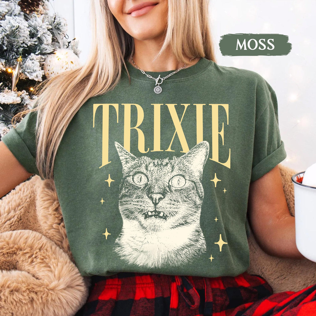 Personalized Pet Name Portrait Comfort Colors Tee – 6 Custom Styles – product image 4