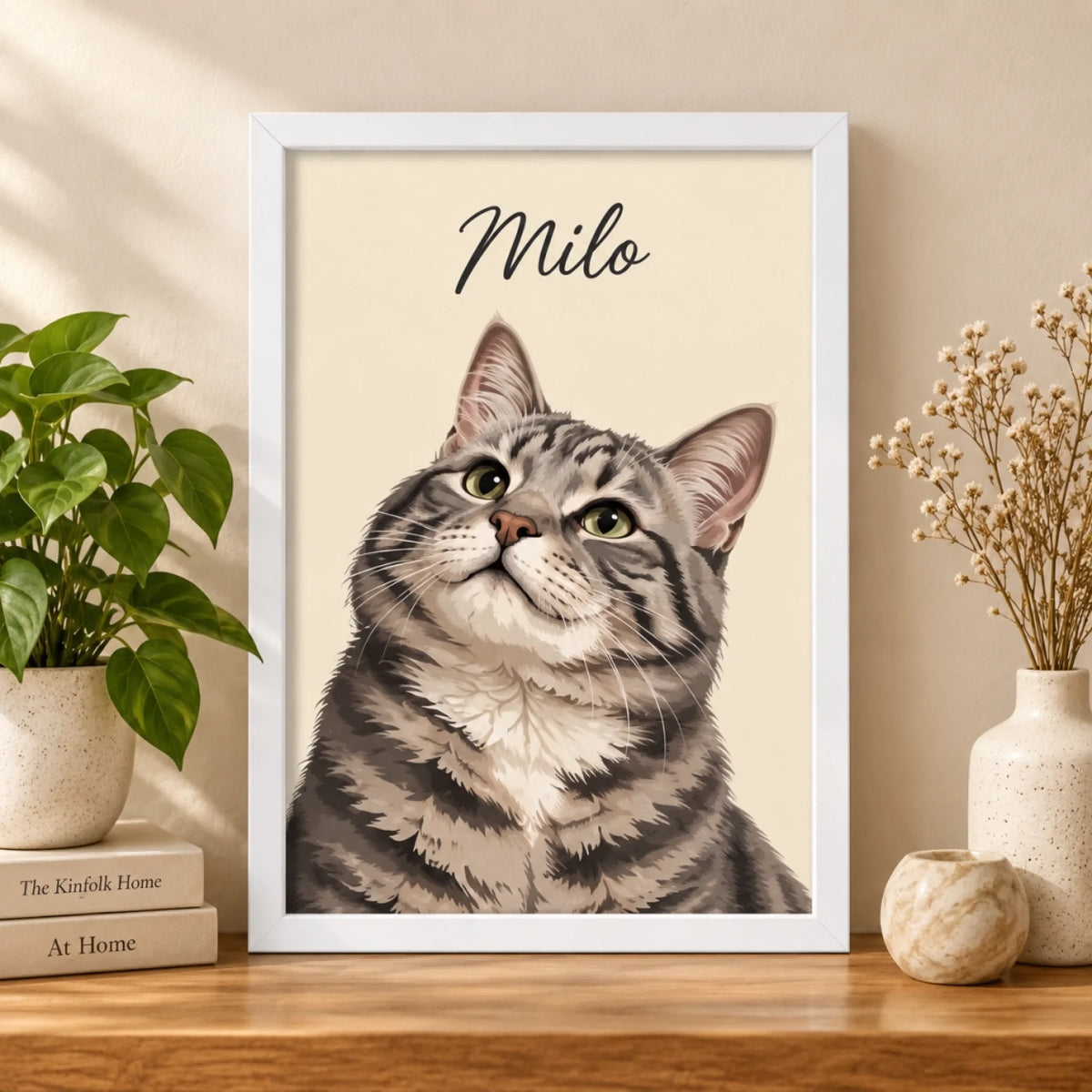 Custom Cat Portrait – Painting Style – custom pet portrait made from your photo (6 of 14)
