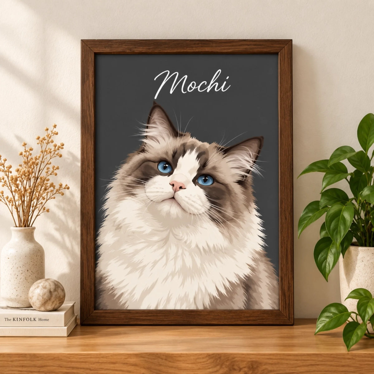 Custom Cat Portrait – Painting Style – custom pet portrait made from your photo (4 of 14)
