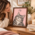 Custom Cat Portrait – Painting Style – custom pet portrait made from your photo (7 of 14)