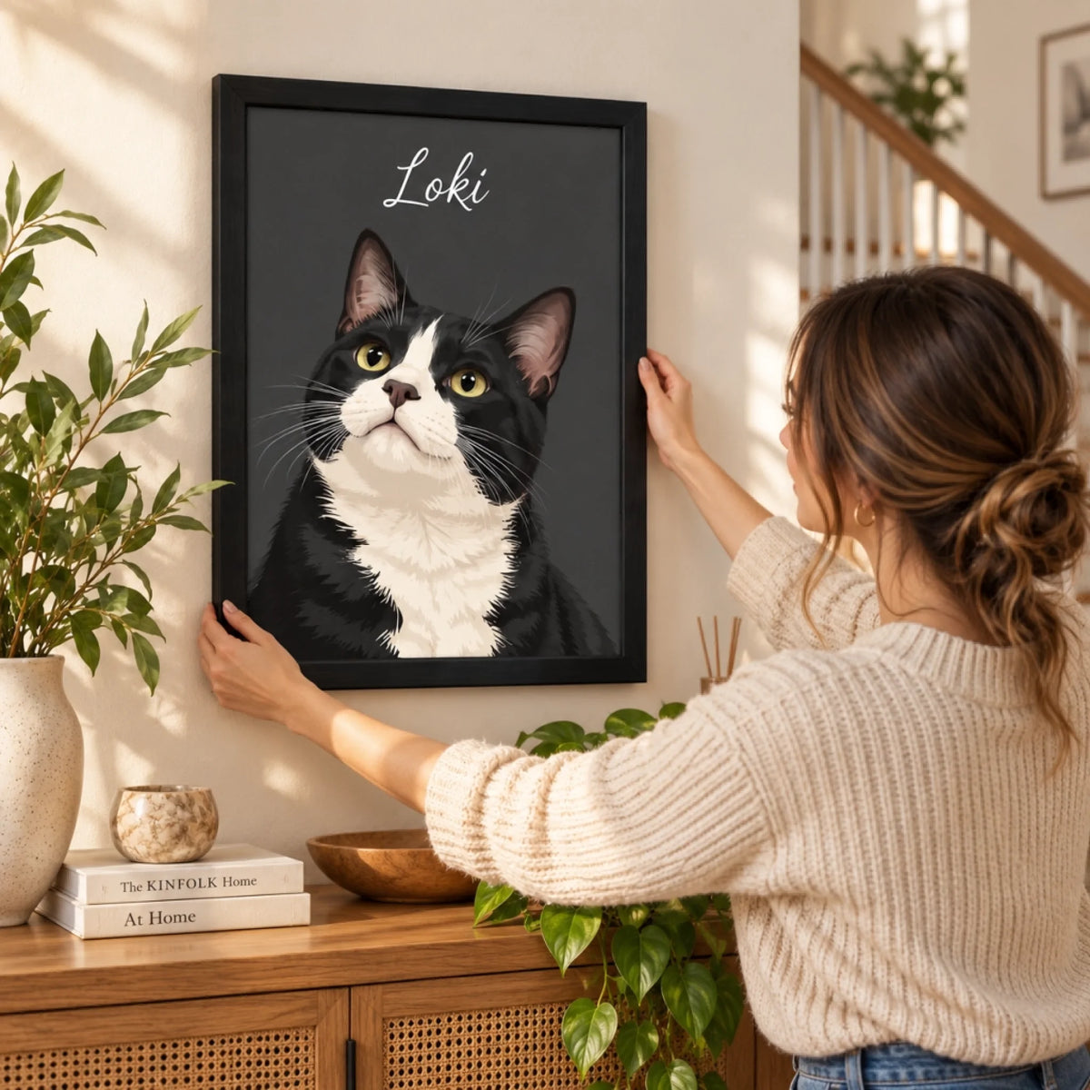 Custom Cat Portrait – Painting Style – custom pet portrait made from your photo (9 of 14)