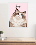 Custom Cat Portrait – Painting Style – custom pet portrait made from your photo (10 of 14)