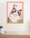 Custom Cat Portrait – Painting Style – custom pet portrait made from your photo (11 of 14)