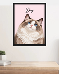 Custom Cat Portrait – Painting Style – custom pet portrait made from your photo (12 of 14)