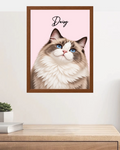 Custom Cat Portrait – Painting Style – custom pet portrait made from your photo (13 of 14)
