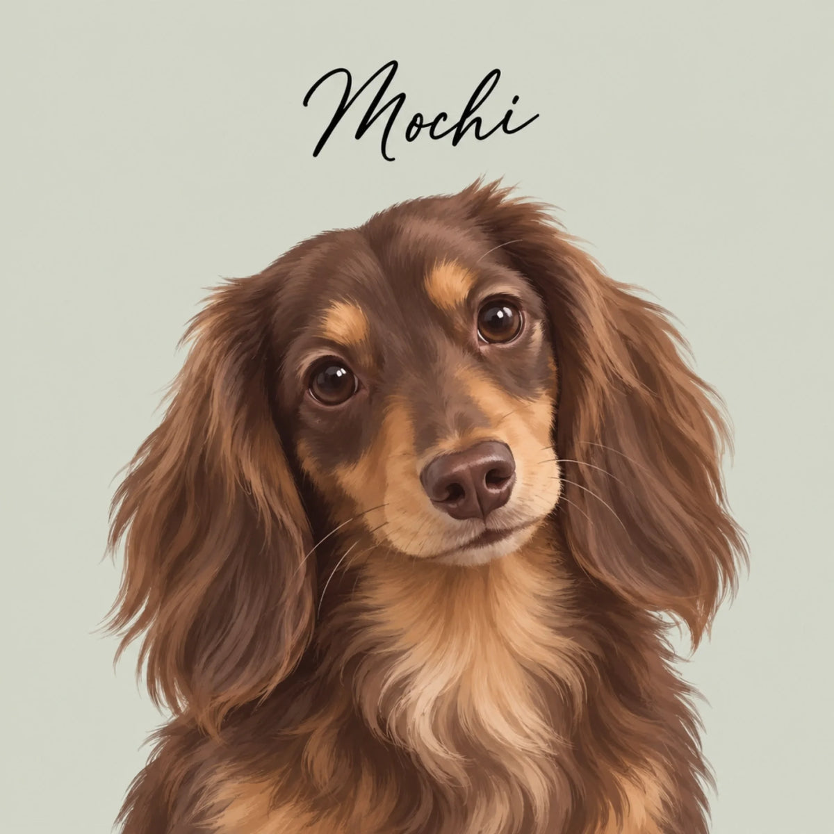 Custom Dog Portrait – Painting Style – custom pet portrait made from your photo (4 of 22)