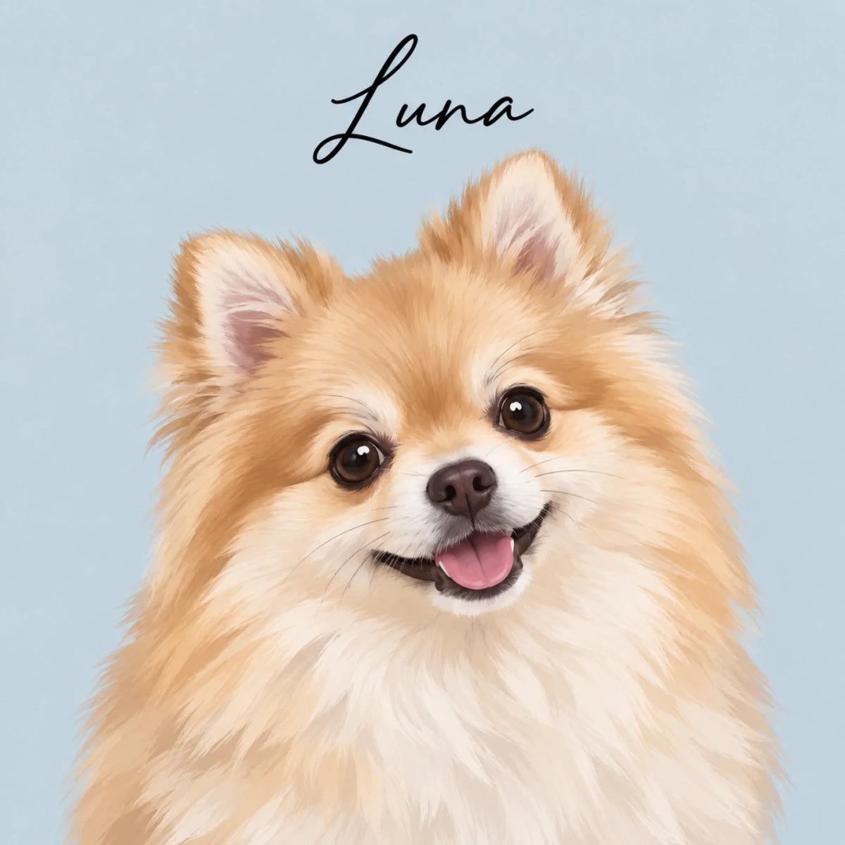 Custom Dog Portrait – Painting Style – custom pet portrait made from your photo (3 of 22)