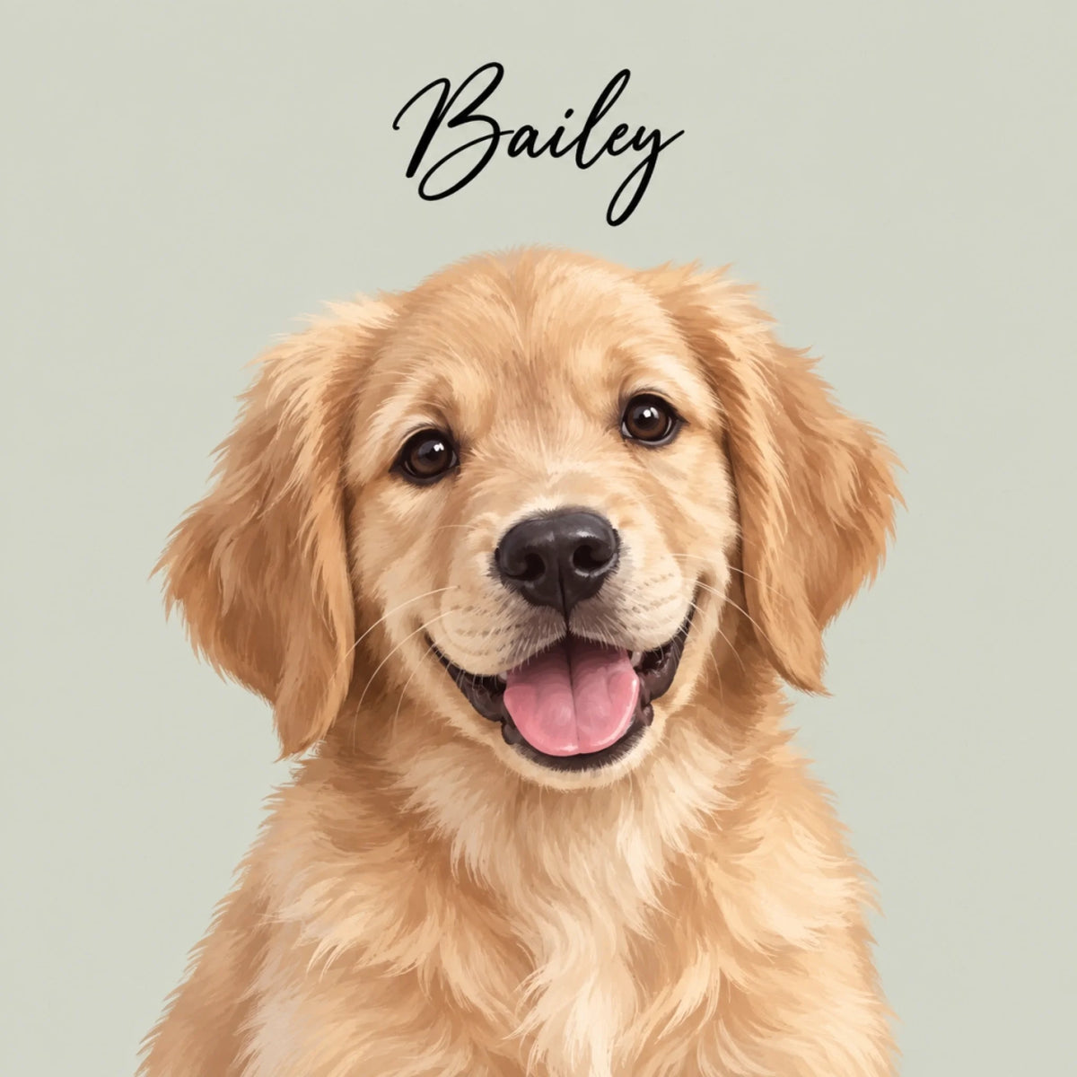 Custom Dog Portrait – Painting Style – custom pet portrait made from your photo (5 of 22)