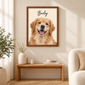 Custom Dog Portrait – Painting Style – custom pet portrait made from your photo (8 of 22)