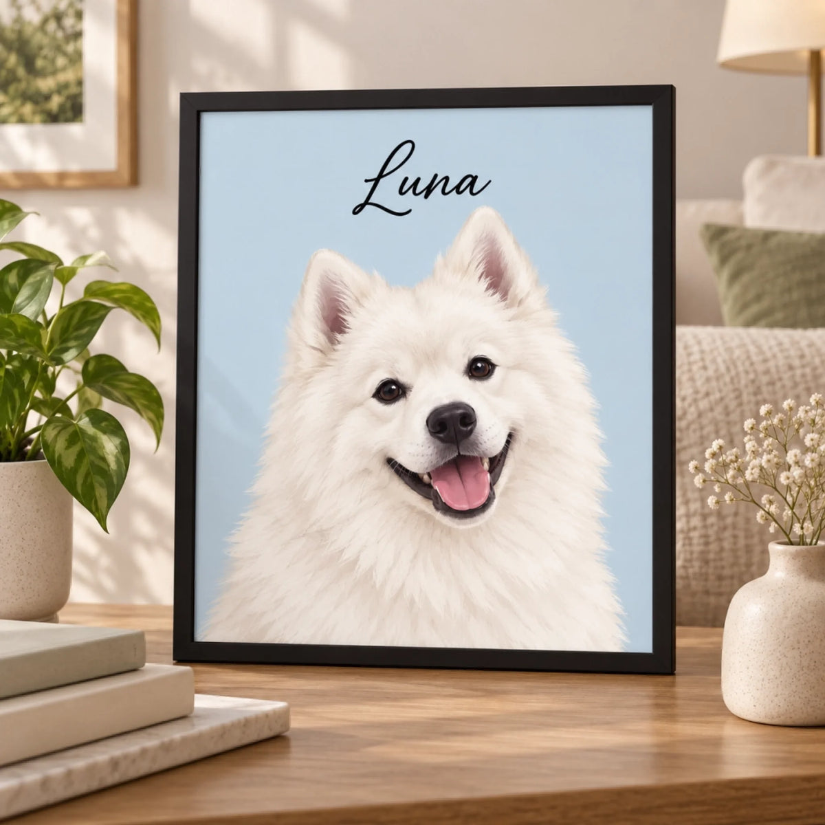 Custom Dog Portrait – Painting Style – custom pet portrait made from your photo (15 of 22)