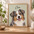 Custom Dog Portrait – Painting Style – custom pet portrait made from your photo (14 of 22)