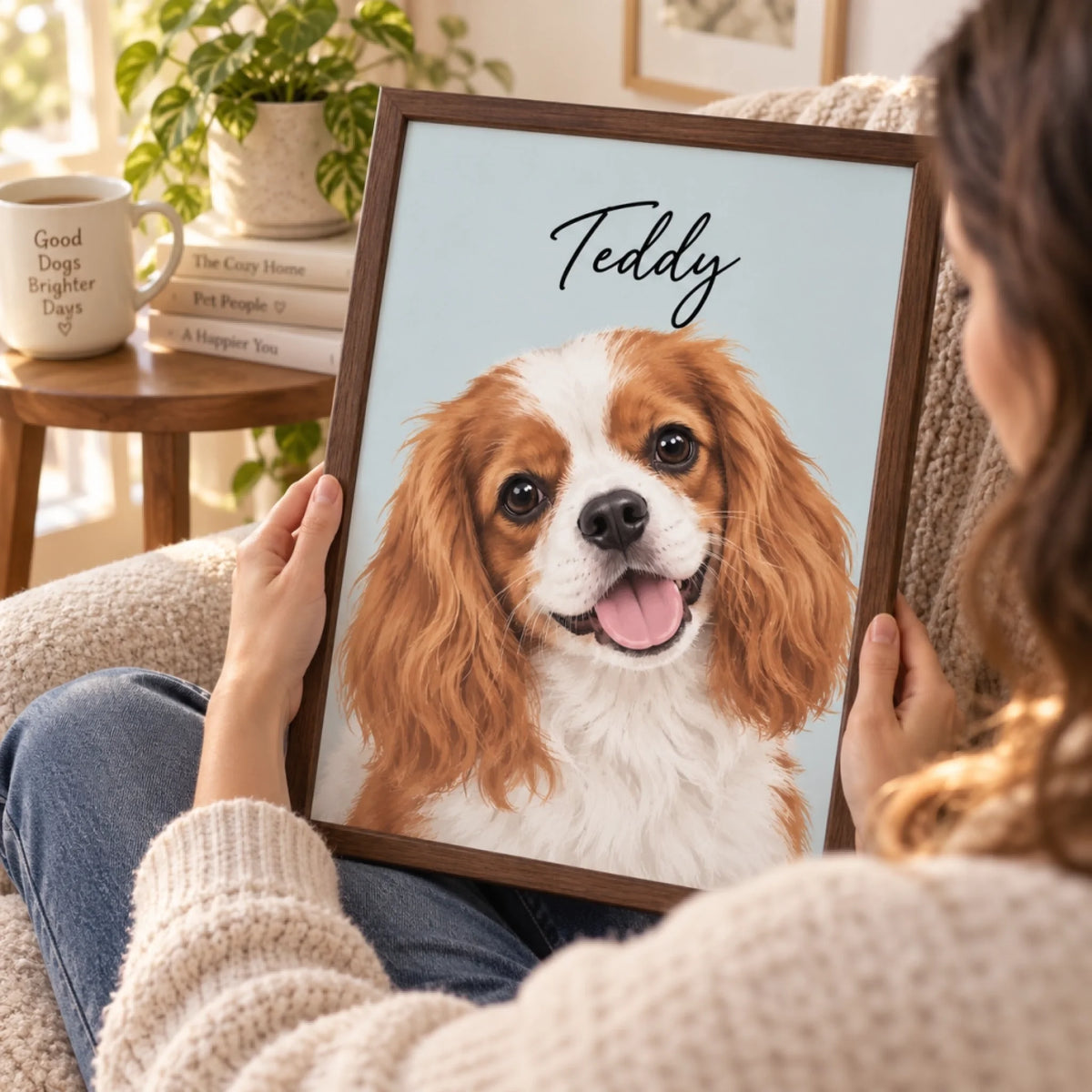 Custom Dog Portrait – Painting Style – custom pet portrait made from your photo (10 of 22)