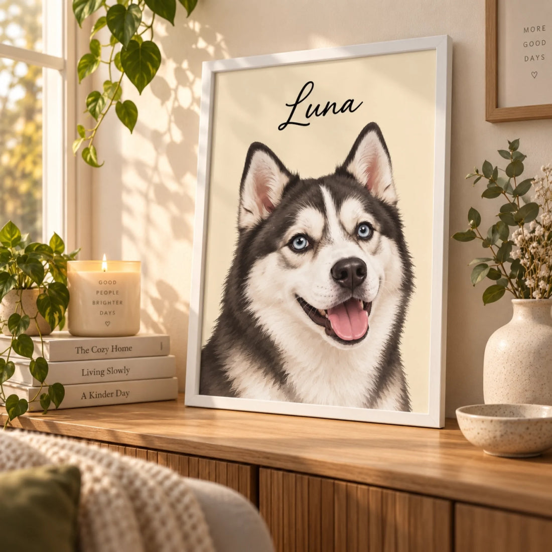 Custom Dog Portrait – Painting Style – custom pet portrait made from your photo (1 of 22)