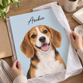 Custom Dog Portrait – Painting Style – custom pet portrait made from your photo (6 of 22)
