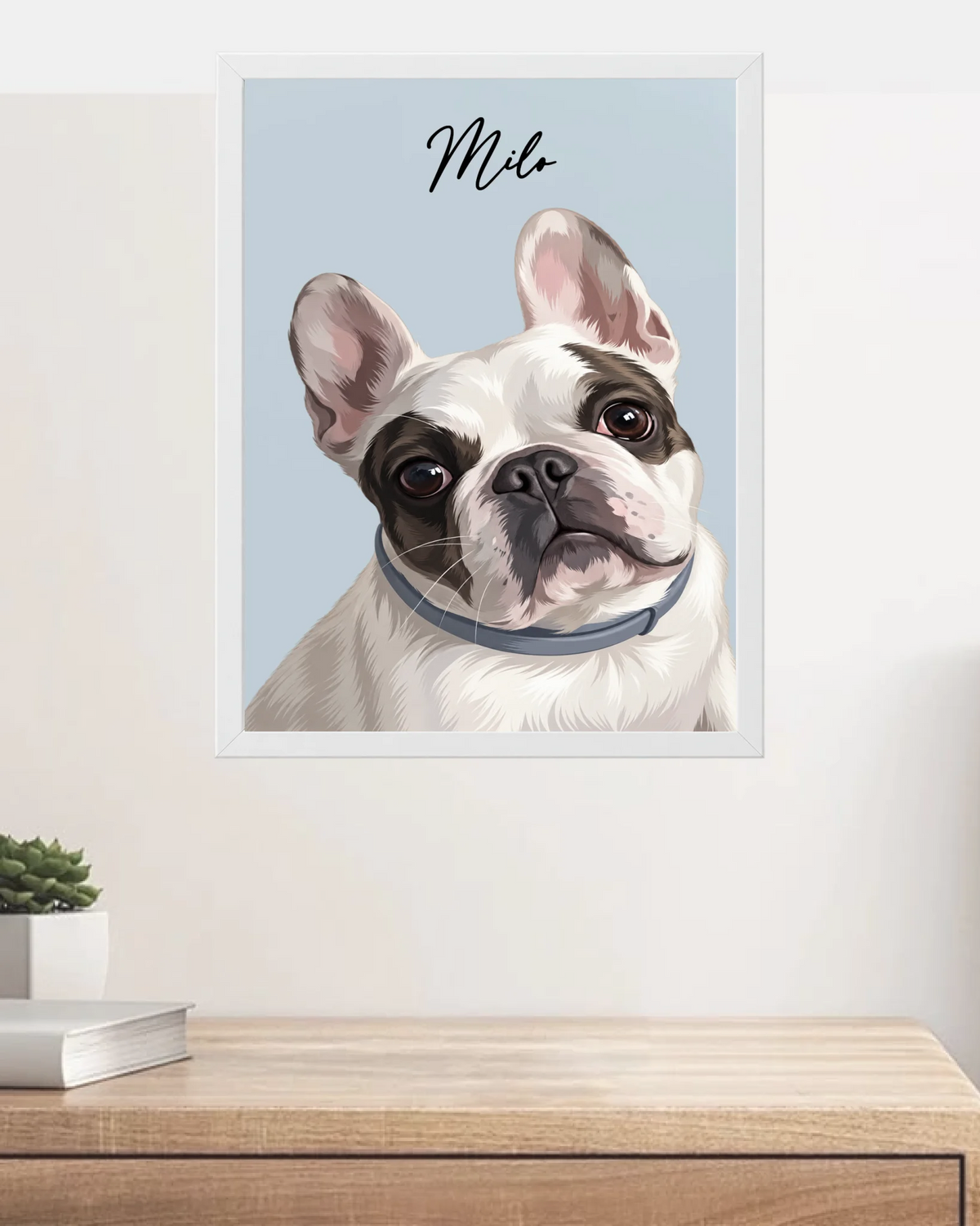 Custom Dog Portrait – Painting Style – custom pet portrait made from your photo (16 of 22)