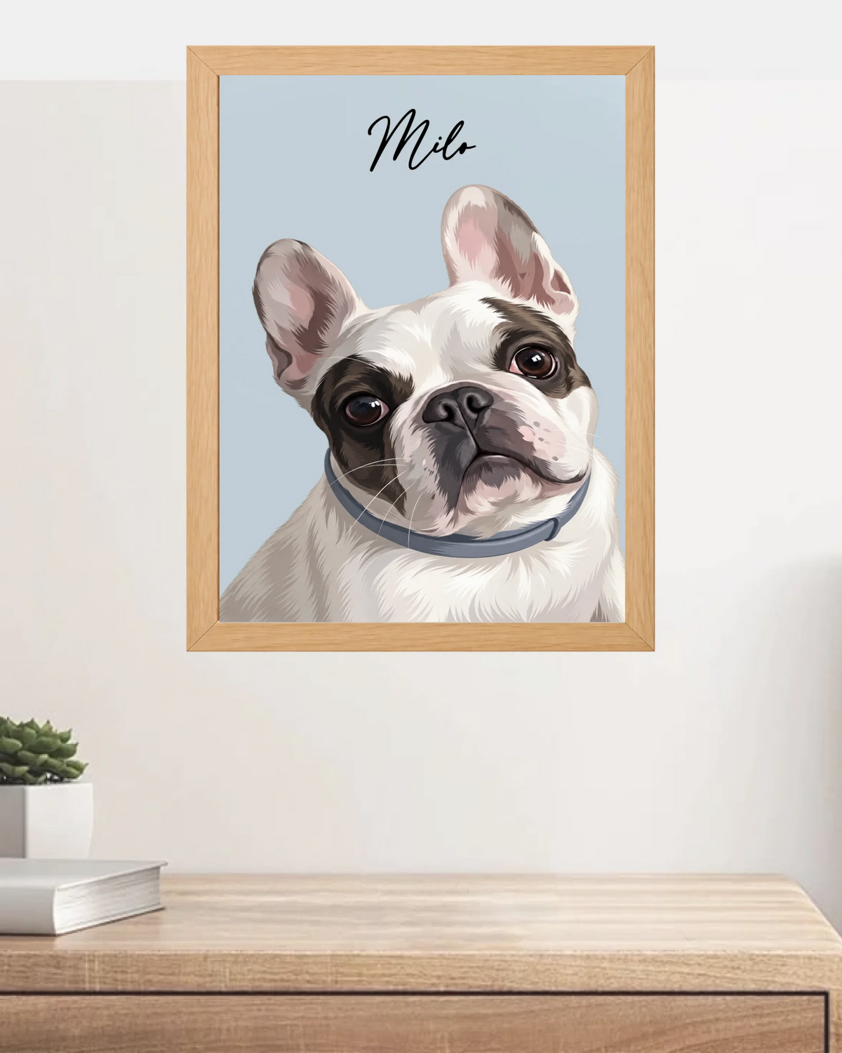 Custom Dog Portrait – Painting Style – custom pet portrait made from your photo (17 of 22)