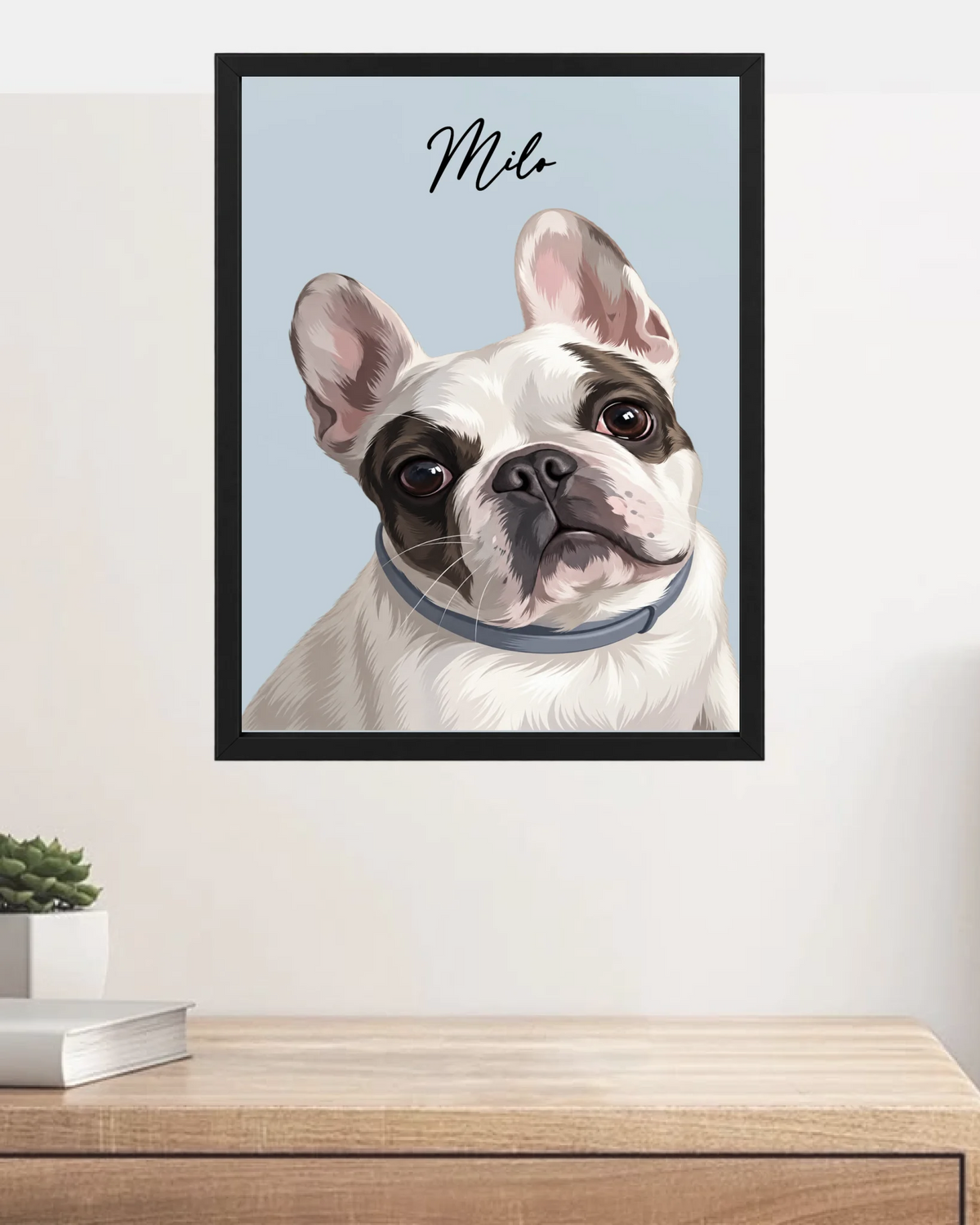 Custom Dog Portrait – Painting Style – custom pet portrait made from your photo (18 of 22)
