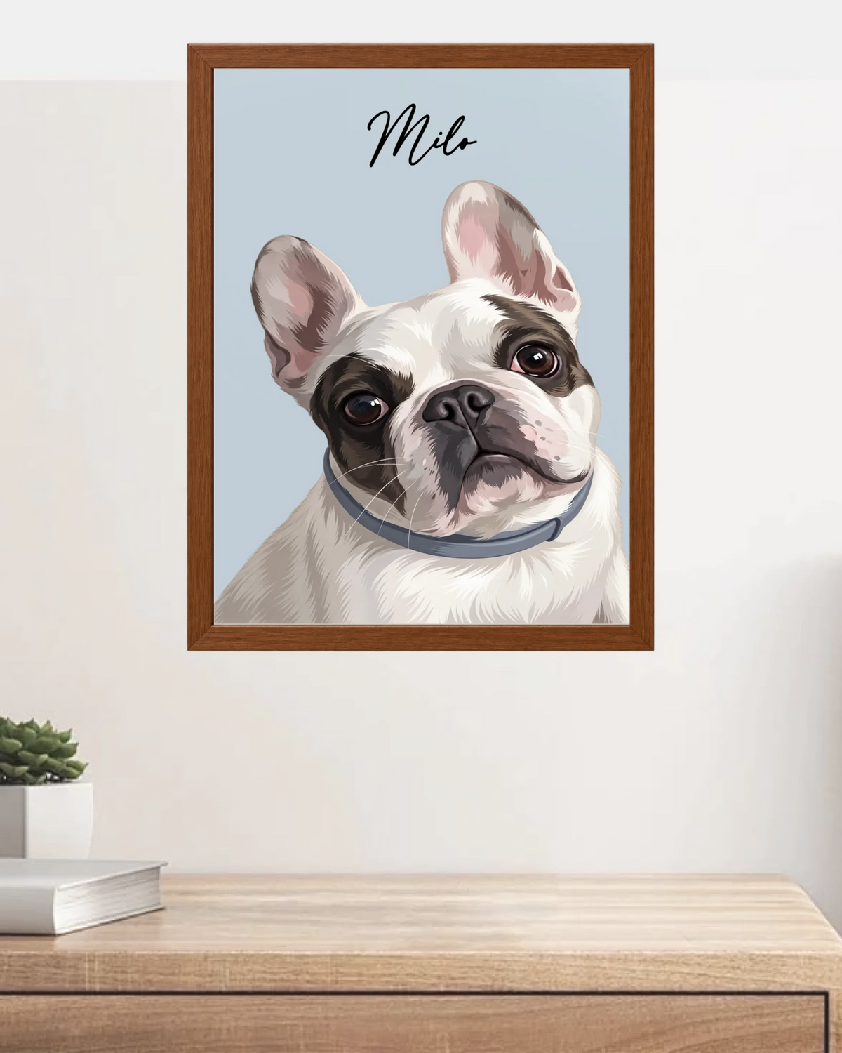 Custom Dog Portrait – Painting Style – custom pet portrait made from your photo (19 of 22)