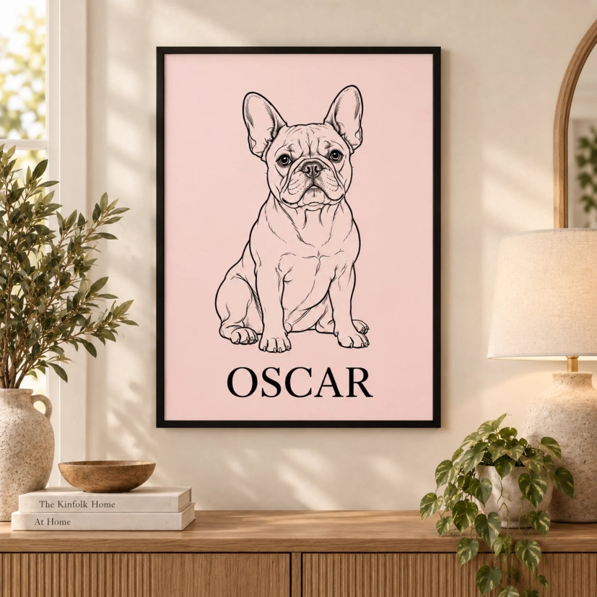 Custom Dog Portrait – Line Art Style – custom pet portrait made from your photo (8 of 12)