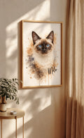 Custom Cat Portrait – Watercolor Style – custom pet portrait made from your photo (13 of 14)