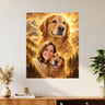 Golden Mountain Pet & Owner Portrait