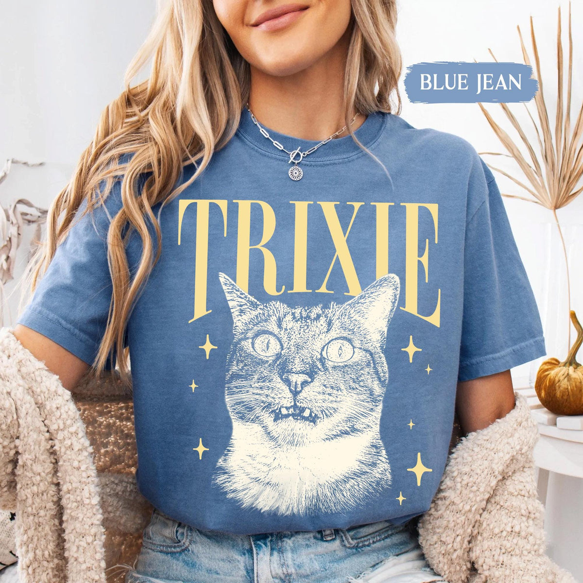 Personalized Pet Name Portrait Comfort Colors Tee – 6 Custom Styles – product image 5