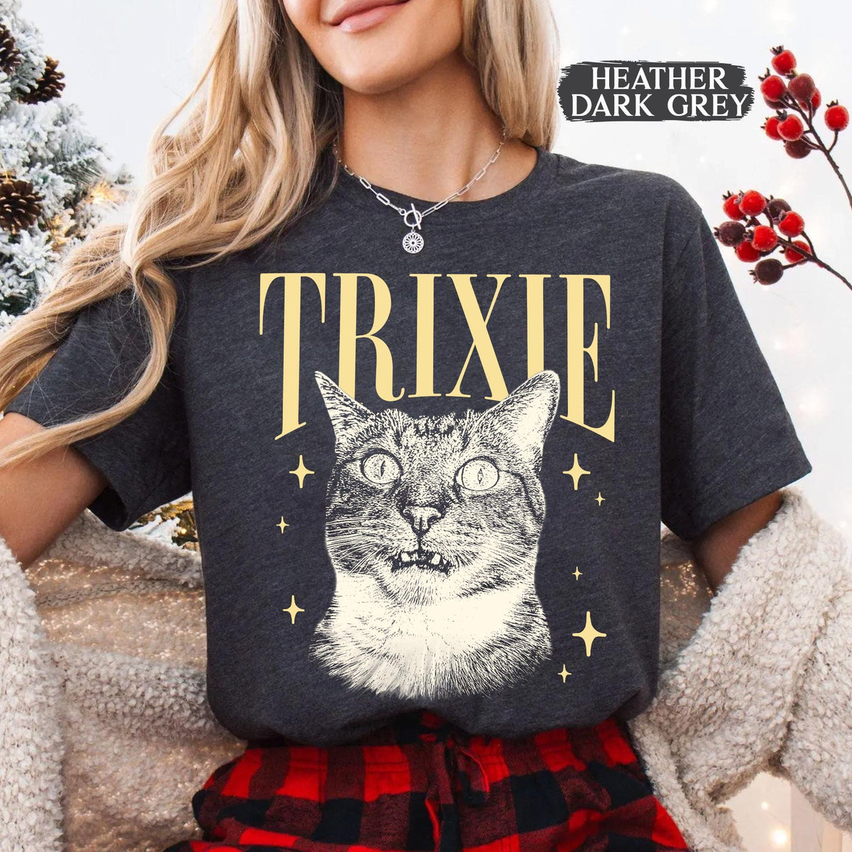 Personalized Pet Name Portrait Comfort Colors Tee – 6 Custom Styles – product image 6