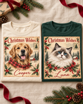 Personalized Christmas Pet Photo Comfort Colors Tee – 3 Designs – product image 7