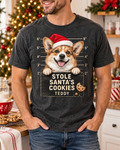 Personalized Christmas Pet Photo Comfort Colors Tee – 3 Designs – product image 2