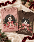 Personalized Christmas Pet Photo Comfort Colors Tee – 3 Designs – product image 8