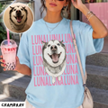 Personalized Name Pattern Pet Portrait Tee – Custom Name & Photo example 6