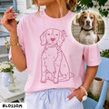 Personalized Outline Pet Portrait Tee – Custom Name & Photo example 6