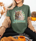 Personalized Retro Sunburst Pet Portrait Tee – Custom Name & Photo example 4