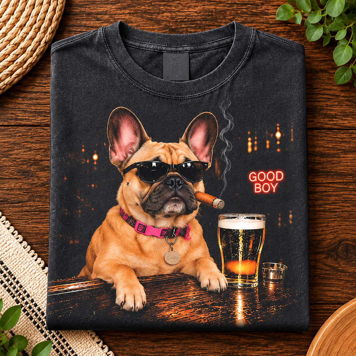 Good Boy Bar Pet Portrait Tee – image 3