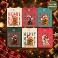 Personalized Merry Christmas Pet Portrait Tee – Custom Photo