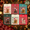 Personalized Merry Christmas Pet Portrait Tee – Custom Photo