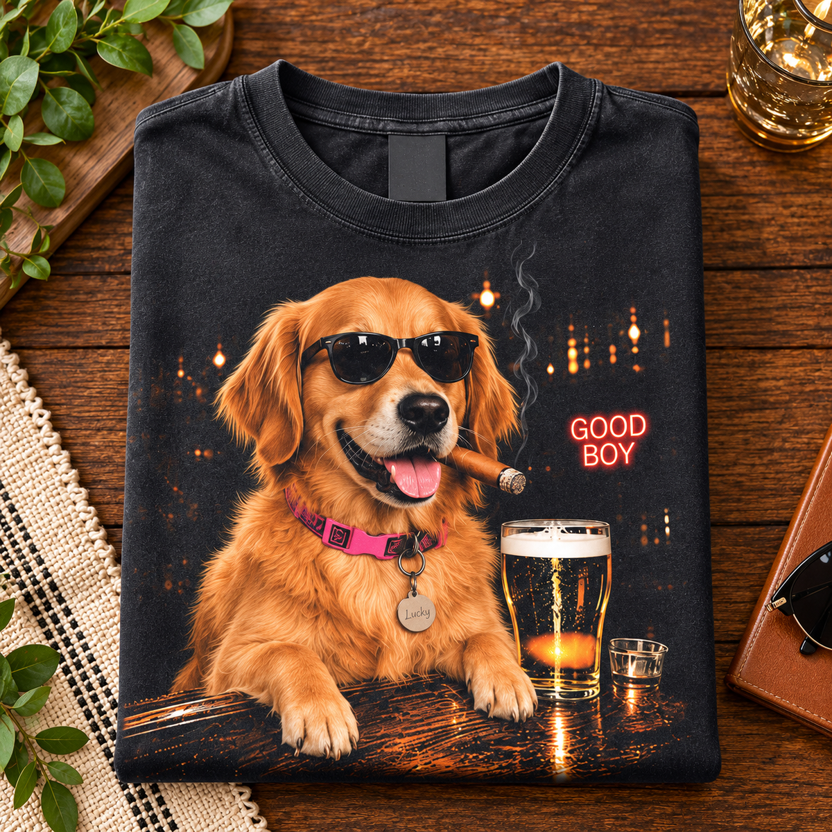 Good Boy Bar Pet Portrait Tee – image 2