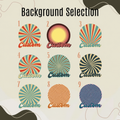 Personalized Retro Sunburst Pet Portrait Tee – Custom Name & Photo example 3
