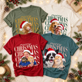 Personalized Merry Christmas Pet & Family Tee – Up to 3 Portraits example 5