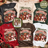 Personalized Christmas Tree Farm Pet Portrait Tee – Custom Family Name & Photos