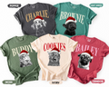 Personalized Santa Hat Pet Portrait Tee – Custom Name & Photo example 6