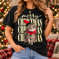 Personalized Christmas Costume Pet Portrait Tee – Custom Photo example 6