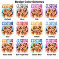 Personalized 90s Rap Style Pet Portrait Tee – Custom Name & Up to 5 Pets example 8