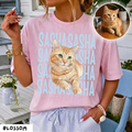 Personalized Name Pattern Pet Portrait Tee – Custom Name & Photo example 2
