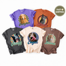 Personalized Retro Sunburst Pet Portrait Tee – Custom Name & Photo