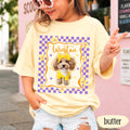 Checker Frame Pet Portrait Tee – image 5