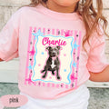 Checker Frame Pet Portrait Tee – image 4