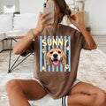 Pastel Stripe Pet Portrait Tee – image 5